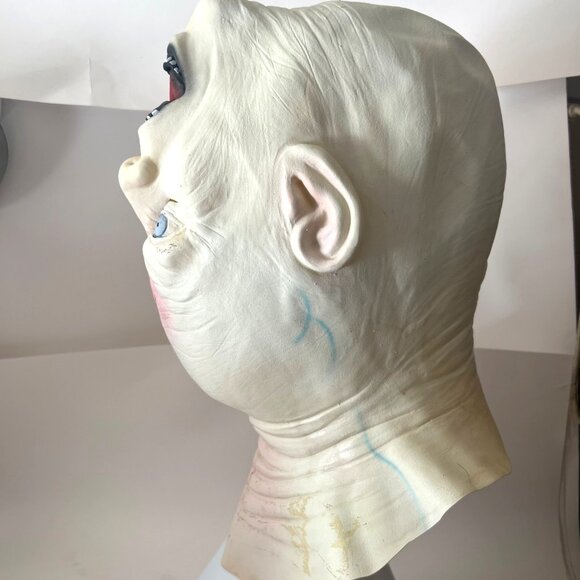 Latex Mask Upside Down Monster Mask Halloween Latex Mask - Picture 3 of 9